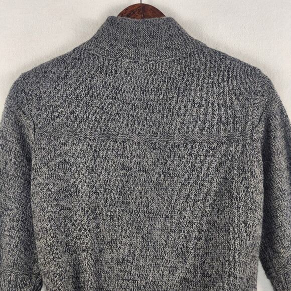 The Limited Vintage Gray Knit Cardigan Women’s SZ LG Chunky Knit Belted EUC - Picture 9 of 14
